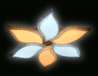 Люстры накладные — Накладная люстра Ambrella Light FK212/6 WH 108W D700 купить в 