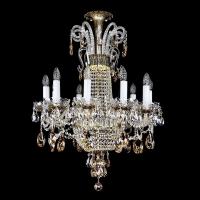 Люстры подвесные — Подвесная люстра Artglass Proserpina X. Brass Antique CE - 8003 купить в 