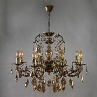 Люстры подвесные — Подвесная люстра AMBIENTE by BRIZZI 8888/8 PB Honey Leaf купить в 