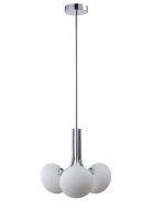 Люстры подвесные — Подвесная люстра Crystal Lux ALICIA SP3 CHROME/WHITE купить в 