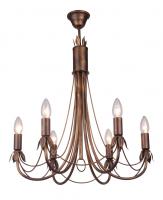 Люстры подвесные — Подвесная люстра TOPLIGHT TL7350D-06BR купить в  Люстры подвесные — Подвесная люстра TOPLIGHT TL7350D-06BR купить в
