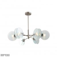 Люстры на штанге — Люстра на штанге iLamp 15598-6 SN+CL купить в 