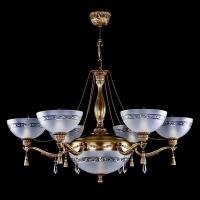 Люстры подвесные — Подвесная люстра Artglass Goldie VI. Light Patina купить в 