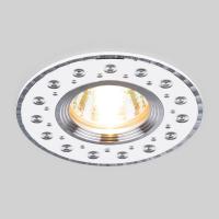 Встраиваемые точечные светильники — Встраиваемый светильник Elektrostandard 2008 MR16 WH белый купить в 