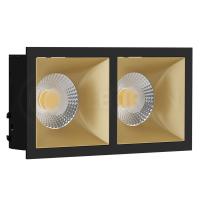 Встраиваемые точечные светильники — Встраиваемый светильник LeDron RISE KIT 2 Black/Gold купить в  Встраиваемые точечные светильники — Встраиваемый светильник LeDron RISE KIT 2 Black/Gold купить в
