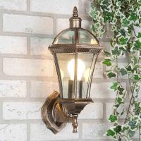 Уличные настенные светильники — Светильник настенный Elektrostandard Capella черное золото купить в 