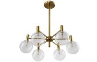 Люстры на штанге — Люстра на штанге Crystal Lux ANDRES SP6 BRONZE/TRANSPARENTE купить в 