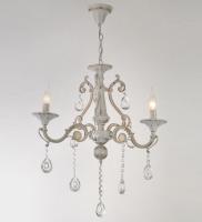 Люстры подвесные — 2648/3 белый с патиной золото купить в 