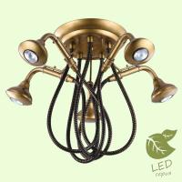 Люстры накладные — Накладная люстра Lussole GRLSP-9755 купить в 