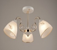 Потолочные люстры — 3319/3 золото+белый купить в 