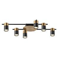 Потолочные люстры — Потолочная люстра Lumien Hall Trey LH4138/6CB-BR-BK купить в  Потолочные люстры — Потолочная люстра Lumien Hall Trey LH4138/6CB-BR-BK купить в
