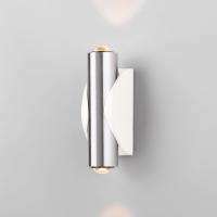 Настенные бра — Бра Elektrostandard Steel LED белый/сталь (40109/LED) купить в  Настенные бра — Бра Elektrostandard Steel LED белый/сталь (40109/LED) купить в