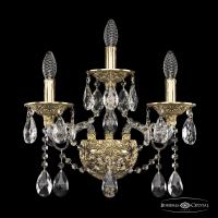 Настенные бра — Бра Bohemia Ivele Crystal 16113B/2+1/165/XL G купить в  Настенные бра — Бра Bohemia Ivele Crystal 16113B/2+1/165/XL G купить в