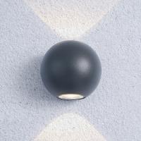 Уличные настенные светильники — Светильник настенный Elektrostandard 1566 TECHNO LED DIVER серый купить в 