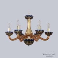 Люстры подвесные — Подвесная люстра Bohemia Ivele Crystal 1309/6/200 G Am/Amber-Blue/H-1I купить в  Люстры подвесные — Подвесная люстра Bohemia Ivele Crystal 1309/6/200 G Am/Amber-Blue/H-1I купить в
