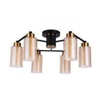 Люстры накладные — Накладная люстра ARTE Lamp A7027PL-6BK купить в  Люстры накладные — Накладная люстра ARTE Lamp A7027PL-6BK купить в