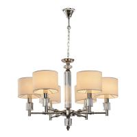 Люстры подвесные — Подвесная люстра Lumien Hall Малье LH1053/6H-NK-WT купить в 