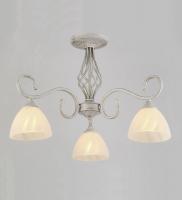 Потолочные люстры — 2874/3 белый с патиной золото купить в 