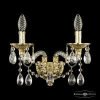 Настенные бра — Бра Bohemia Ivele Crystal 16113B/2/141 G купить в  Настенные бра — Бра Bohemia Ivele Crystal 16113B/2/141 G купить в