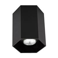 Накладные светильники — Потолочный светильник Zumaline Polygon cl 1l 20067-BK купить в  Накладные светильники — Потолочный светильник Zumaline Polygon cl 1l 20067-BK купить в