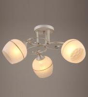 Потолочные люстры — 00889/3 белый с патиной золото купить в 