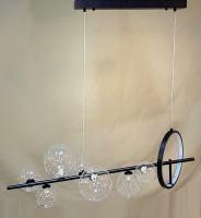 Люстры подвесные — 1010/8 черный, цоколь G9 купить в 