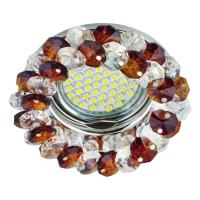 Точечные светильники — Встраиваемый светильник Fametto Fiore DLS-F130 GU5.3 Chrome/Brown купить в 