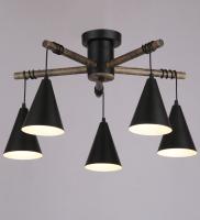 Потолочные люстры — 438/5 черный купить в 