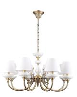 Люстры подвесные — Подвесная люстра Lumien Hall Лива 1025/8H-AB-WT купить в 