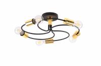 Потолочные люстры — 96224/5 черный/золото купить в 