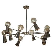 Люстры на штанге — Люстра на штанге LOFT IT 10046/10 Gold купить в 