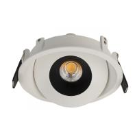 Встраиваемые точечные светильники — Встраиваемый светильник LeDron KRIS IN White/Black купить в 