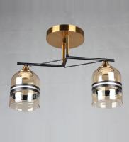 Потолочные люстры — 42357/2 черный+латунь купить в 