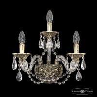 Настенные бра — Бра Bohemia Ivele Crystal 16102B/2+1/141 GB купить в  Настенные бра — Бра Bohemia Ivele Crystal 16102B/2+1/141 GB купить в