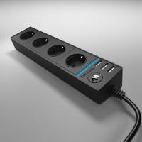 Розетки — Розетка Werkel WL20-04-03 черный купить в 