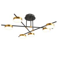 Люстры на штанге — Люстра на штанге Natali Kovaltseva LED LAMPS 81101/6C GOLD BLACK купить в  Люстры на штанге — Люстра на штанге Natali Kovaltseva LED LAMPS 81101/6C GOLD BLACK купить в