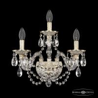 Настенные бра — Бра Bohemia Ivele Crystal 16106B/2+1/165 GW купить в  Настенные бра — Бра Bohemia Ivele Crystal 16106B/2+1/165 GW купить в