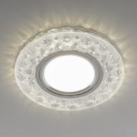 Встраиваемые точечные светильники — Встраиваемый светильник Elektrostandard 2222 MR16 CL прозрачный купить в 