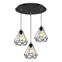 Люстры подвесные — Подвесная люстра IMEX MD.1706-3-P BK купить в 