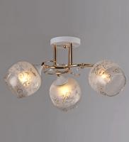 Потолочные люстры — 2570/3 белый с патиной золото купить в 