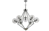 Люстры на штанге — Люстра на штанге Crystal Lux FABRICIO SP7 CHROME/TRANSPARENTE купить в 