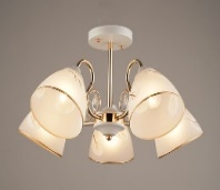 Потолочные люстры — 3319/5 золото+белый купить в 