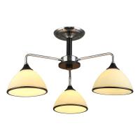 Люстры на штанге — Потолочная люстра IMEX MD.0853-3-S CH+BK купить в 