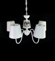 Люстры подвесные — 3357/5 белый+хром купить в 
