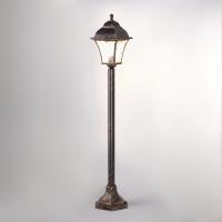 Средние уличные фонари — Садово-парковый светильник Elektrostandard GL 1009F черное золото купить в 