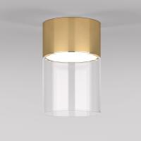 Накладные точечные светильники — Накладной светильник Elektrostandard 25047/LED 10W 4000К латунь/прозрачный купить в  Накладные точечные светильники — Накладной светильник Elektrostandard 25047/LED 10W 4000К латунь/прозрачный купить в