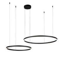 Люстры подвесные — Подвесная светодиодная люстра Indigo Galass 14001/2P Black V000030L купить в  Люстры подвесные — Подвесная светодиодная люстра Indigo Galass 14001/2P Black V000030L купить в
