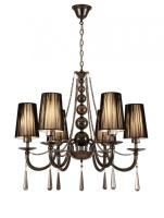 Люстры подвесные — Подвесная люстра Lumina Deco LDP 1200-6 BK купить в 