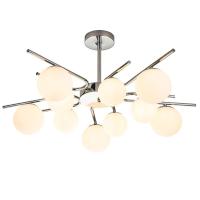 Люстры на штанге — Потолочная люстра Escada Sphere 642/10P Silver купить в  Люстры на штанге — Потолочная люстра Escada Sphere 642/10P Silver купить в