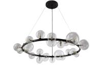 Подвесные светильники — Подвесной светильник Crystal Lux AGATA SP24 BLACK/TRANSPARENTE купить в 